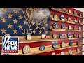 Veteran creates business building wooden flags