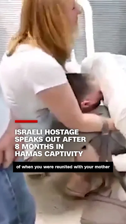 Freed Israeli hostage tearfully remembers fear he’d never see his family again