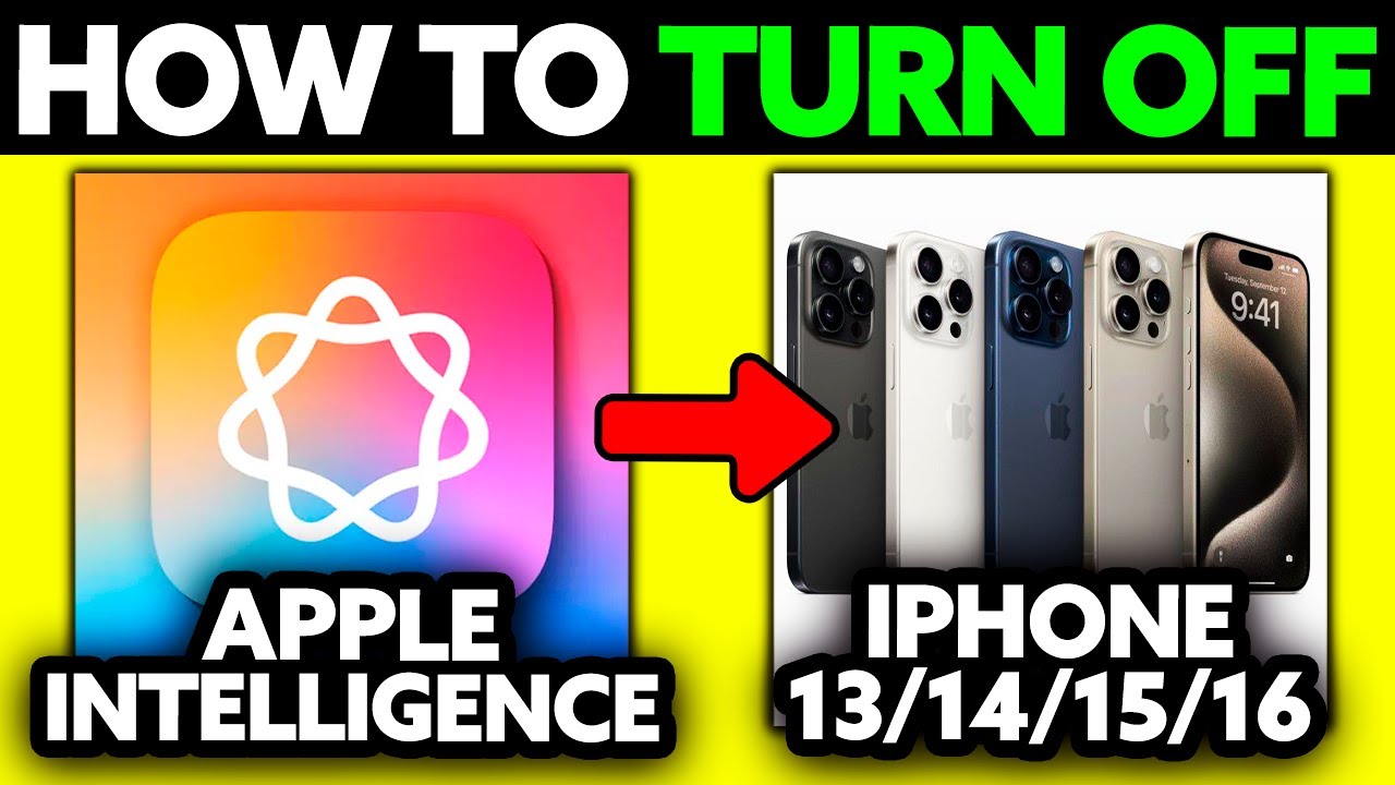 How To Turn OFF Apple Intelligence on iPhone 13/14/15/16 (2025) - Step ...
