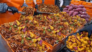 Super crispy! Popular Korean Sweet Fried Chicken , Dakgangjeong - TOP 3 / Korean Street Food