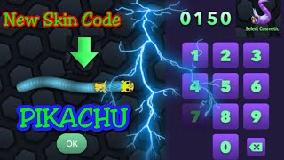 Slither.io Pikachu New Skin Codes and Epic Slitherio Best Gameplay screenshot 5