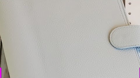 Setting up my new A5 Print Pressions ring planner #plannersetup #printpressions