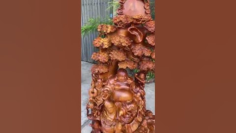 Cụ di lặc ngự gốc tùng hàng cây liền siêu to Vân nhiều lh0353247078