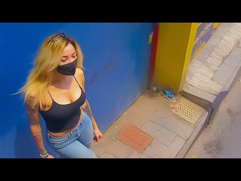 She Didn't Know That A Camera Was Watching Her !