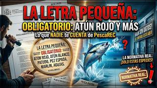 LA LETRA PEQUEÑA de PescaREC: Solo ESTAS especies son OBLIGATORIAS 🎣🚨
