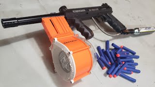 Custom Paintball Powered Nerf Gun