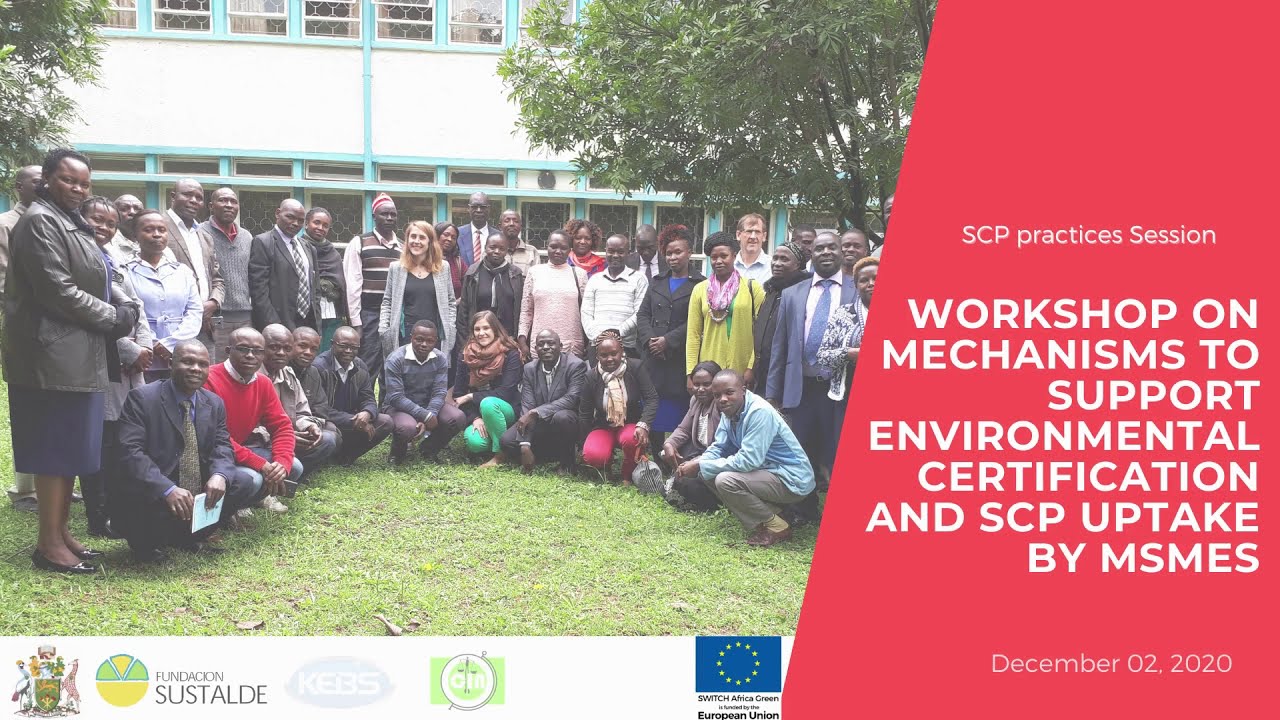 SCP Practices Session - Environmental certification & SCP uptake by MSME