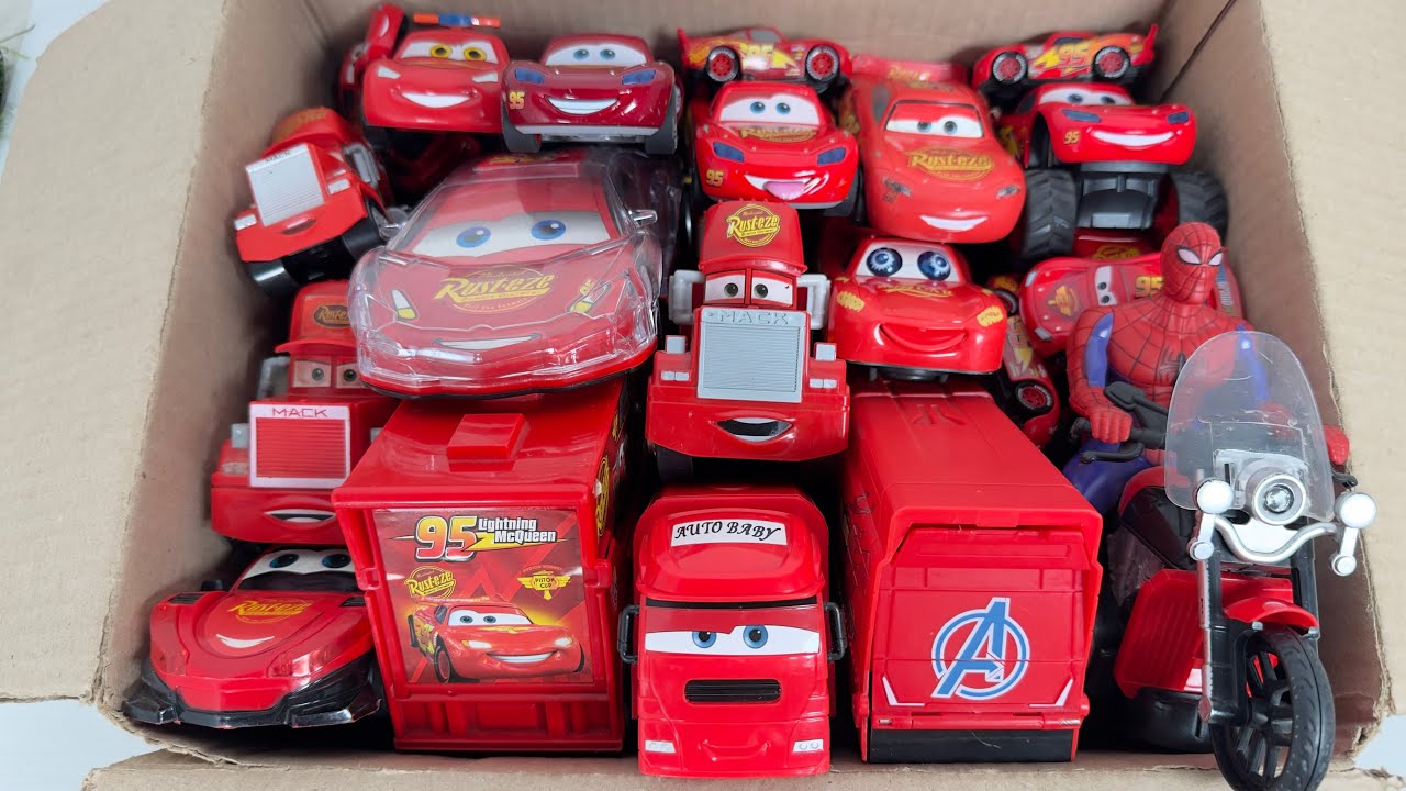Disney Pixar Cars Lot Review and Unboxing | Full Lightning Mcqueen Bubble RC | ASMR Collection Cars