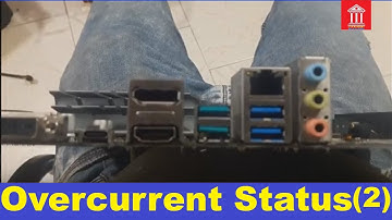 USB device overcurrent status detected.(2)