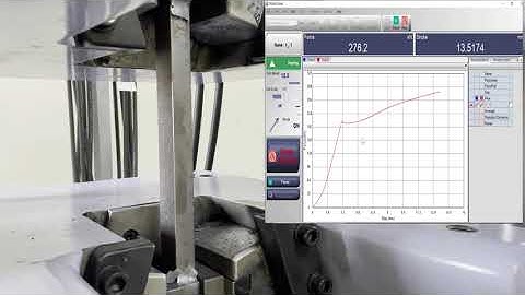 Educational Video- Tensile Test in Universal Testing Machine  - Test with Steel Sample