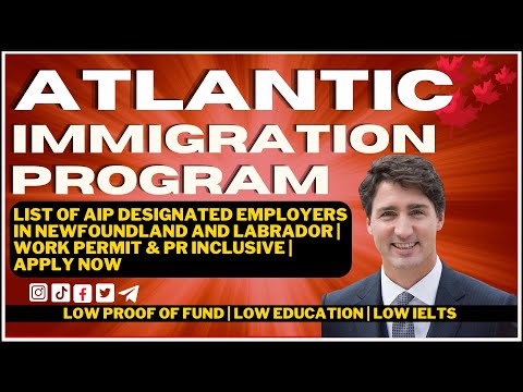 Atlantic Immigration Program: Designated Employers in NewFoundland And Labrador Canada amara & khene