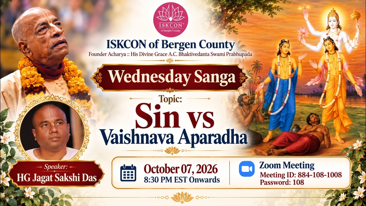 Sin Vs Vaishnava Aparadha :: HG Jagat Sakshi Das