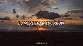 Download lagu DJ MORE THAN YOU KNOW VIRAL TIKTOK TERBARU 2021