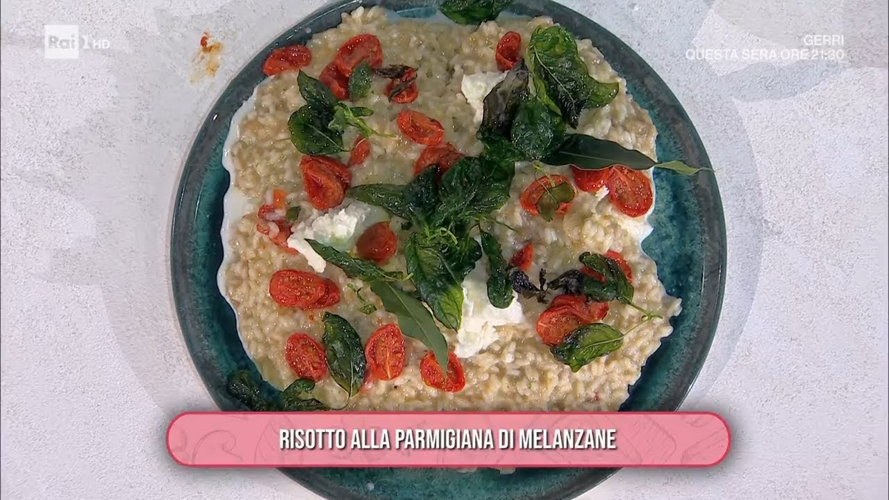 Risotto alla parmigiana di melanzane - È sempre mezzogiorno 12/05/2025