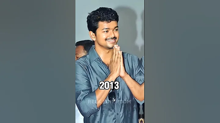 Thalapathy Vijay transformation journey video (1987-2023) | #shorts #viral #thalapathyvijay #shorts
