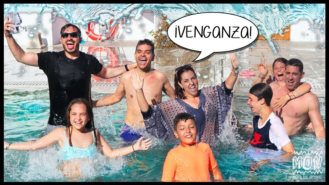 ¡¡Me tiran al AGUA con ROPA!! 💦 Javier Castillo COQUETES me tira a la PISCINA... ¡Habrá VENGANZA!