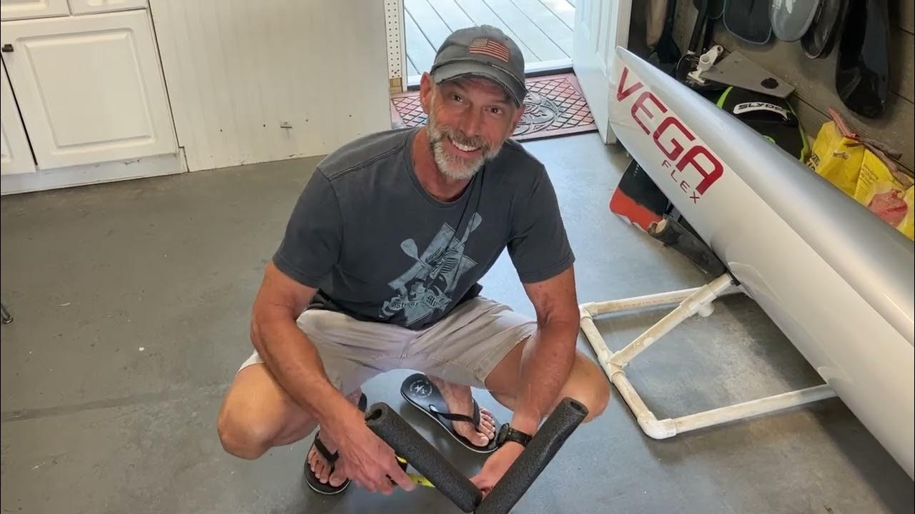 DIY Boat Stands for Surfski & OC1 Lightweight, compact, and cheap