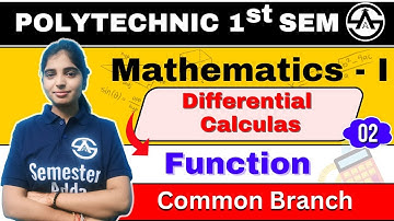 #21 अवकल गणित (Differential Calculus ) | Applied Mathematics-I |  New Syllabus 2024-25 #semesteradda