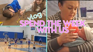 WITL WEEKLY VLOG NEWBORN BABY SNUGGLES BACK TO BASKETBALL SPENDING TIME TOGETHER GAME NIGHT