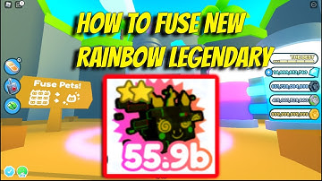 How To Fuse NEW Rainbow HACKED LEGENDARY! | Pet Simulator X | Glitch Update