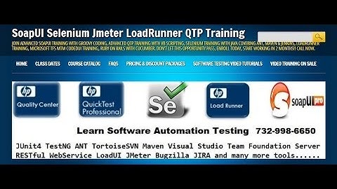 SoapUI Web Service Testing Online Training Video Tutorial Class