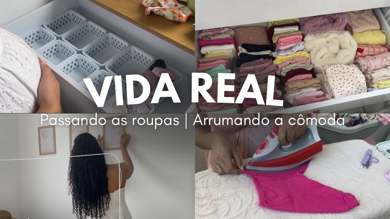 VIDA REAL: passando roupinhas e organizando o quartinho da bebê! 🧺💕