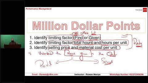 ACCA Exam Approach Webinars June 2021   Performance Management PM Session # 5