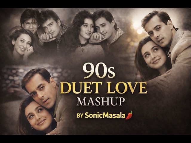 90s Duet Love Mashup 💖 | Best Romantic Bollywood Songs | Non Stop Jukebox | SonicMasala🌶️