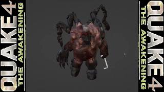 QUAKE 4: The Awakening | PAIN LORD from the Unreleased DLC | MD5 3D MODEL ANIMATION TEST