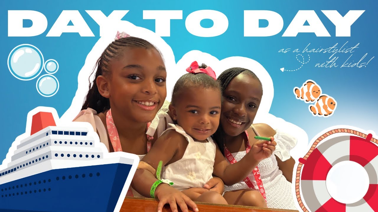 Day to Day as a Hairstylist with Kids: Episode 17! (Family Cruise Edition) 🛳️❤️ #carnivalvalor 
