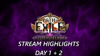 Path of Exile | 3.27 Keepers - Day 1 + 2 Stream Highlights