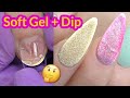 Soft Gel Nail Extensions + Dip Overlay | Apres Dupe with Miniluxe Gel Tip Kit | Double Dip