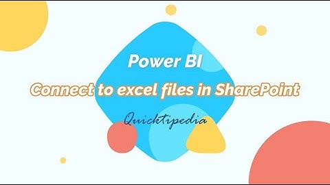 #Power BI# Connect to excel files in SharePoint