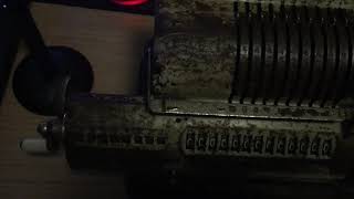 Old Walther mechanical calculator from Steve’s 16th Birthday