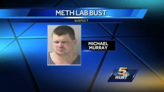 Police: Man arrested after kids, meth-making chemicals found in home
