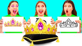 Kim Daha İyi Ödül Çizer Meydan Almak | Çılgın Çizim Savaşı Challenge Fun