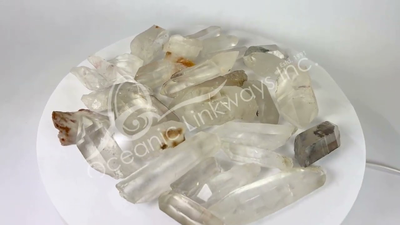 Rough Quartz Crystal Point From Brazil