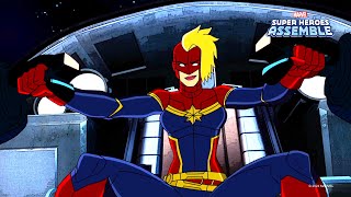 Captain Marvel Teams Up with the Avengers | Avengers Assemble