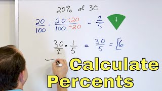 Calculate Percents Using Fractions (Solve Percent Problems) - [6-3-15]