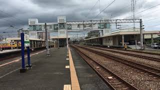 7802次 藍R123軍列 岡山進站停車