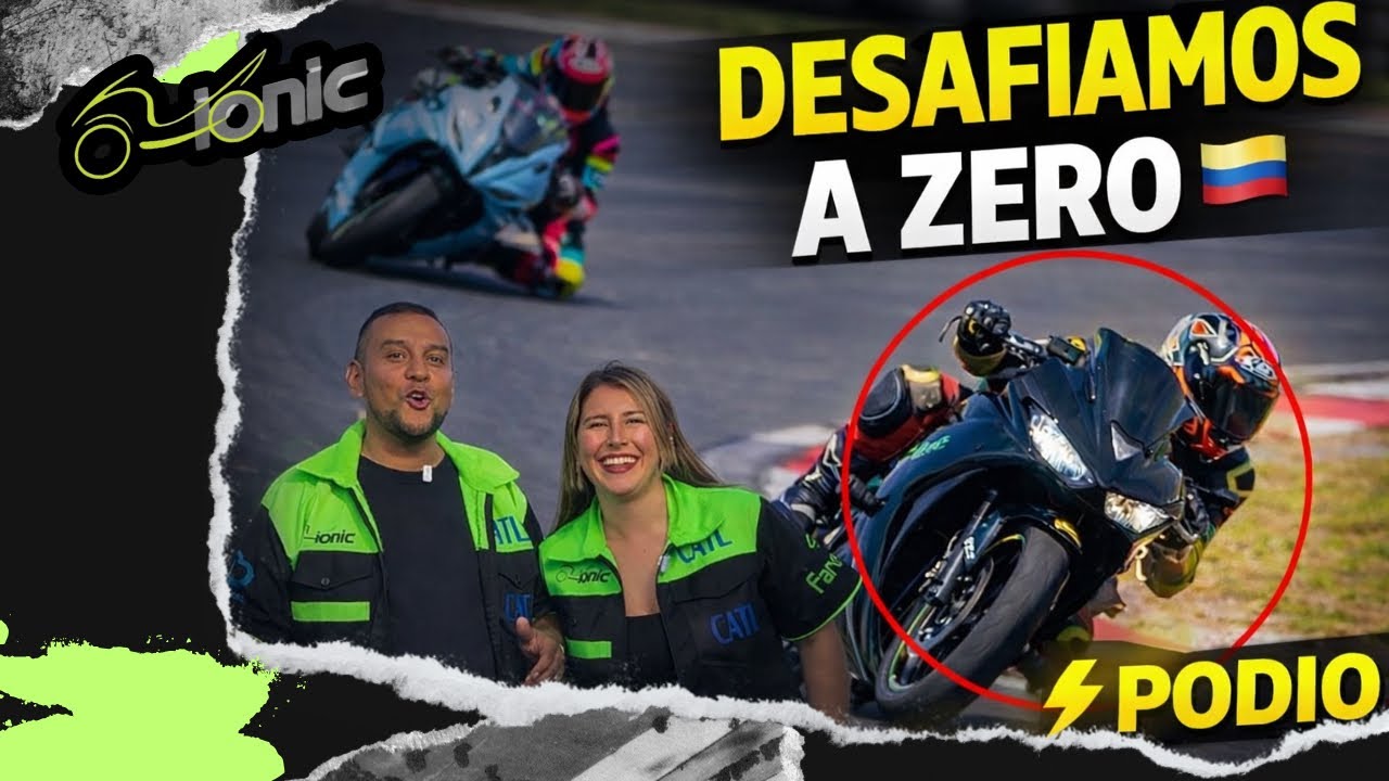 Las motos eléctricas colombianas entraron a competir… y subieron al podio ⚡🇨🇴 #IonicMotors