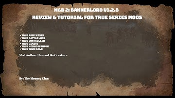 Tutorial/Review for the True Series of Mod