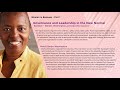 Part 1 Women in Business - Sandra Washington