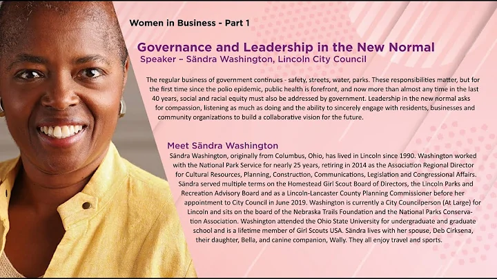 Part 1 Women in Business - Sandra Washington
