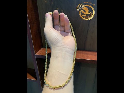 Dây chuyền vàng nam khắc Đồng Tiền VÀNG 18K