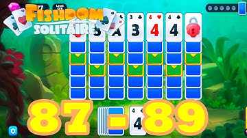 Fishdom Solitaire 87 - 89 HD Walkthrough | gameplay | android | IOS | 88 | GameGo Game