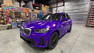 Full Color Change Vehicle Wrap - 2020 BMW X3