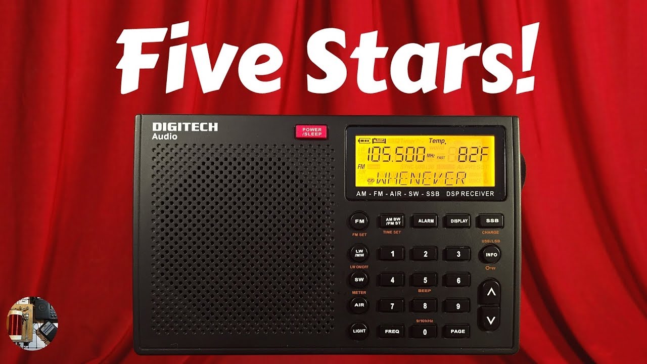DIGITECH AR1780 AM FM SW SSB LW AIR Portable Radio Review YouTube