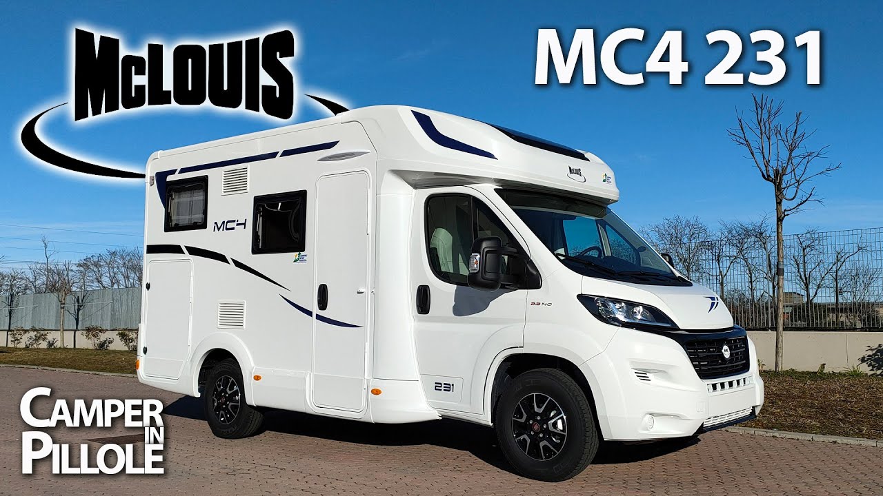 McLouis MC4 231: fino a 4 posti letto e gavone garage posteriore in meno di  sei metri di lunghezza - YouTube