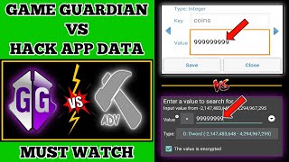 GAME GUARDIAN vs HACK APP DATA screenshot 1